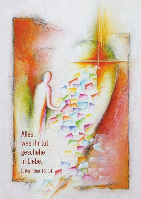 Jahreslosung 2024 - Andrea Sautter - Postkarte