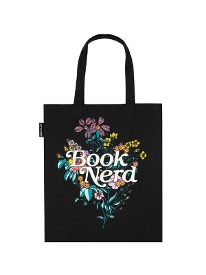 Book Nerd Floral Tote Bag -  Out of Print