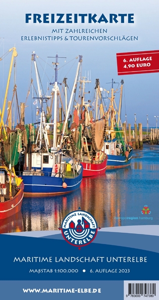 Freizeitkarte Maritime Landschaft Unterelbe