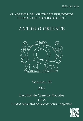 Antiguo Oriente: Vol. 20 2022 - 