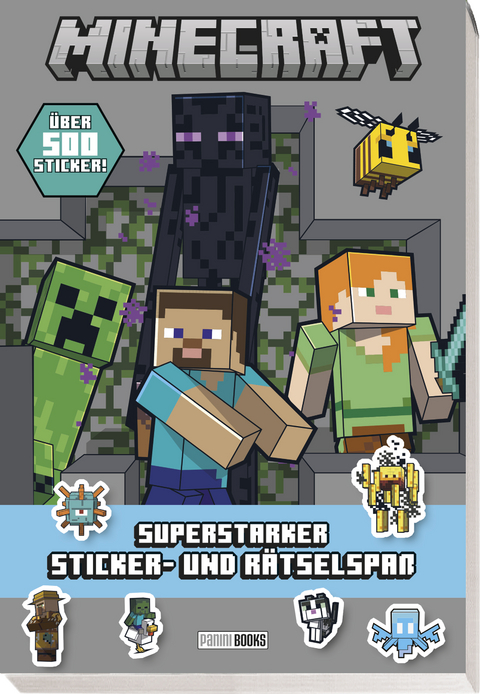Minecraft: Superstarker Sticker- und R&auml;tselspa&szlig; -  Panini