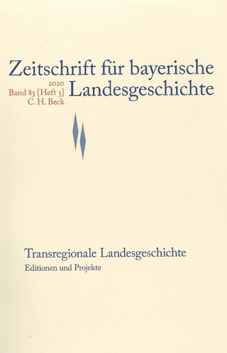 Zeitschrift für bayerische Landesgeschichte Band 83 Heft 3/2020