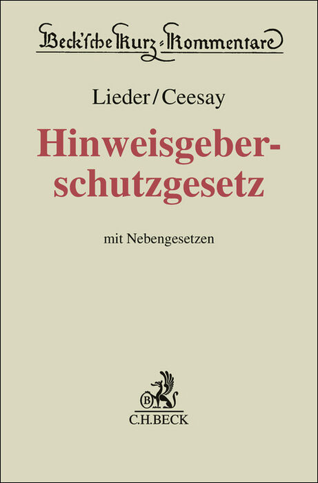 Hinweisgeberschutzgesetz: HinSchG - 