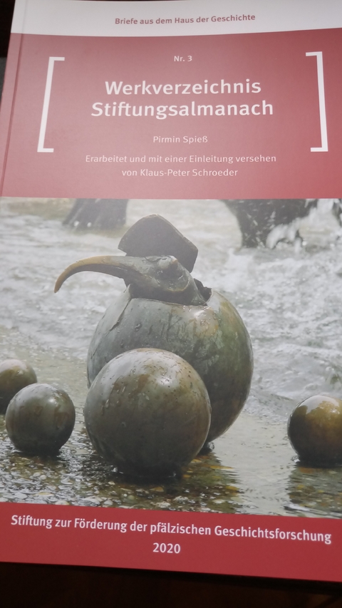 Werkverzeichnis Stiftungsalmanach - Pirmin Spie&szlig;