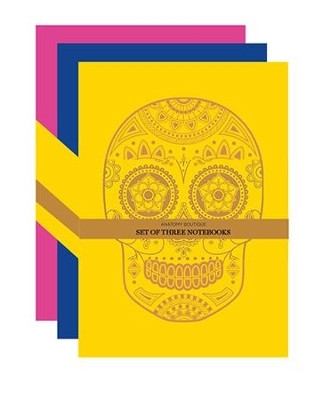Day of the Dead Set of 3 A6 Notebooks -  Quadrille