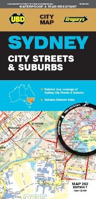Sydney City Streets & Suburbs Map 262 7th ed (waterproof)