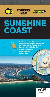 Sunshine Coast Map 405 8th ed -  UBD Gregory's