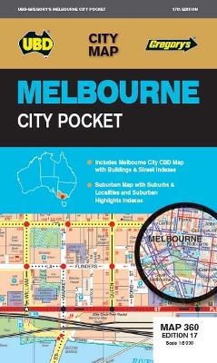 Melbourne City Pocket Map 360 17th ed