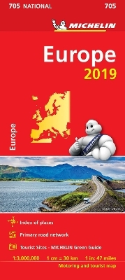 Europe 2019 - Michelin National Map 705