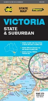 Victoria State & Suburban Map 370 29th ed - UBD Gregory's