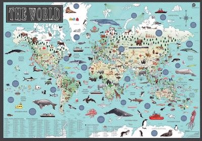 World: Illustrated Map - Tania McCartney