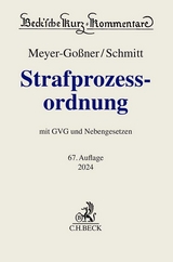 Strafprozessordnung - Bertram Schmitt