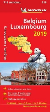Belgium & Luxembourg 2019 - Michelin National Map 716 - 