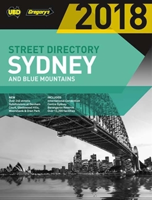 Sydney & Blue Mountains Street Directory 2018 54th ed