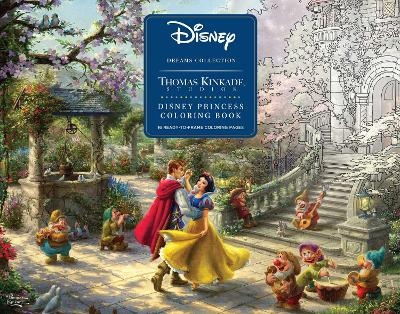 Disney Dreams Collection Thomas Kinkade Studios Disney Princess Coloring Poster - Thomas Kinkade