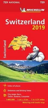 Switzerland 2019 - Michelin National Map 729 - 