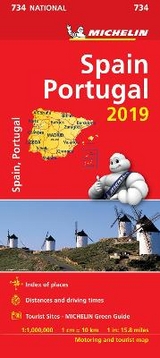 Spain & Portugal 2019 - Michelin National Map 734 - 