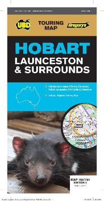 Hobart Launceston & Surrounds Map 780/781 2nd edition