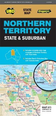 Northern Territory State & Suburban Map 571 13th ed