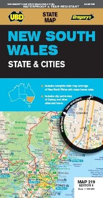 New South Wales State & Cities Map 219 9th ed waterproof