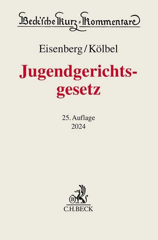 Jugendgerichtsgesetz - Ralf Kölbel; Ulrich Eisenberg