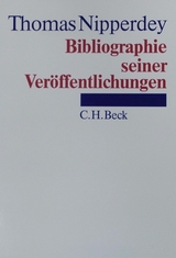 Thomas Nipperdey, Bibliographie seiner Ver&ouml;ffentlichungen 1953-1992