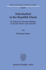 Teilzeitarbeit in der Republik Irland. - Christiane Siemes