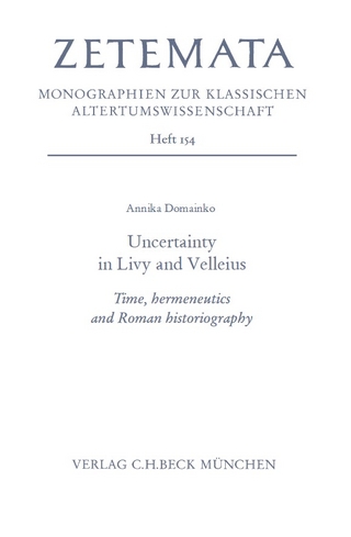 Zetemata / Uncertainty in Livy and Velleius