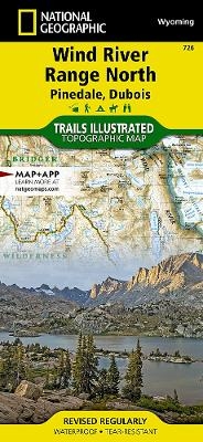 Wind River Range North Map [pinedale, Dubois]