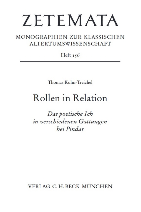 Zetemata / Rollen in Relation - Thomas Kuhn-Treichel