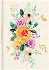 Notizbuch Bl&uuml;tenzauber, vegan - 