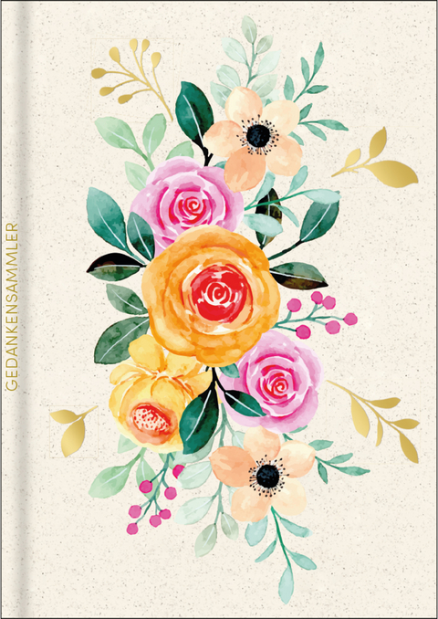Notizbuch Bl&uuml;tenzauber, vegan - 