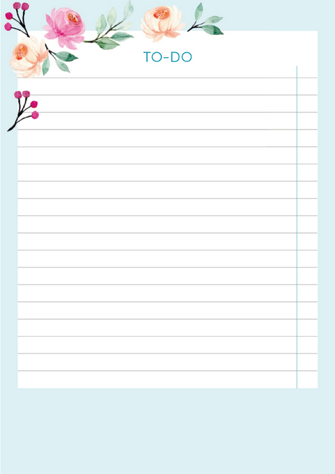 To-Do Block Bl&uuml;tenzauber, vegan - 