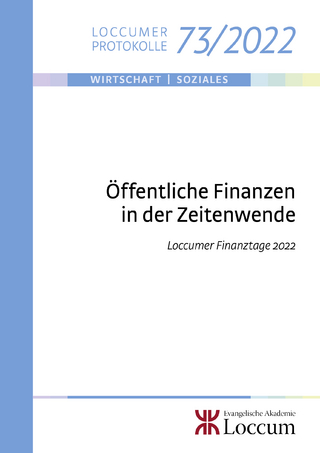 Öffentliche Finanzen in der Zeitenwende.