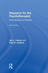 Research for the Psychotherapist - Lebow, Jay L.; Jenkins, Paul H.