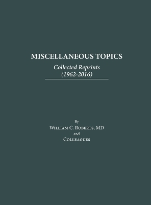 Miscellaneous Topics - William C Roberts