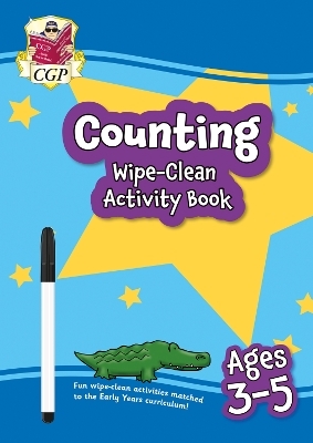 Counting Wipe-Clean Activity Book for Ages 3-5 (with pen) -  CGP Books