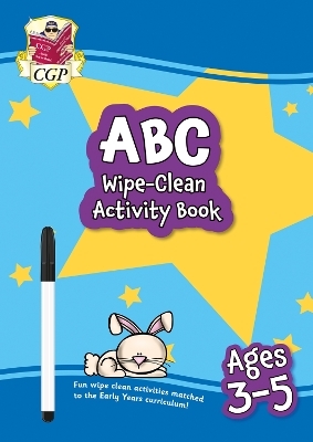 ABC Wipe-Clean Activity Book for Ages 3-5 (with pen) -  CGP Books