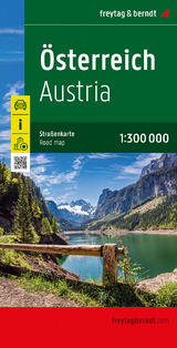 &Ouml;sterreich, Stra&szlig;enkarte 1:300.000, freytag & berndt