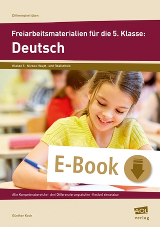 Freiarbeitsmaterialien für die 5. Klasse: Deutsch