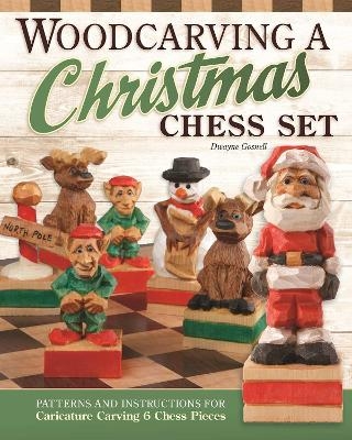 Woodcarving a Christmas Chess Set