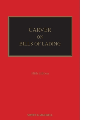 Carver Bills of Lading - Professor Francis Rose, Professor Francis M B Reynolds
