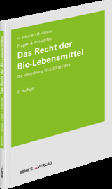 Das Recht der Bio-Lebensmittel - Manon Haccius, Hanspeter Schmidt