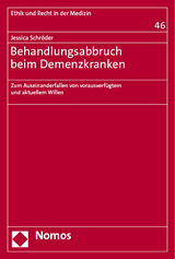 Behandlungsabbruch beim Demenzkranken - Jessica Schr&ouml;der