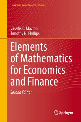 Elements of Mathematics for Economics and Finance