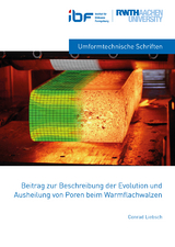 Beitrag zur Beschreibung der Evolution und Ausheilung von Porem beim Warmflachwalzen - Conrad Liebsch