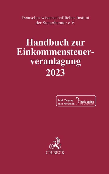 Handbuch zur Einkommensteuerveranlagung - 2023 - 