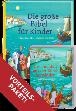 Die große Bibel für Kinder. Kombi-Paket (Buch + DVD)