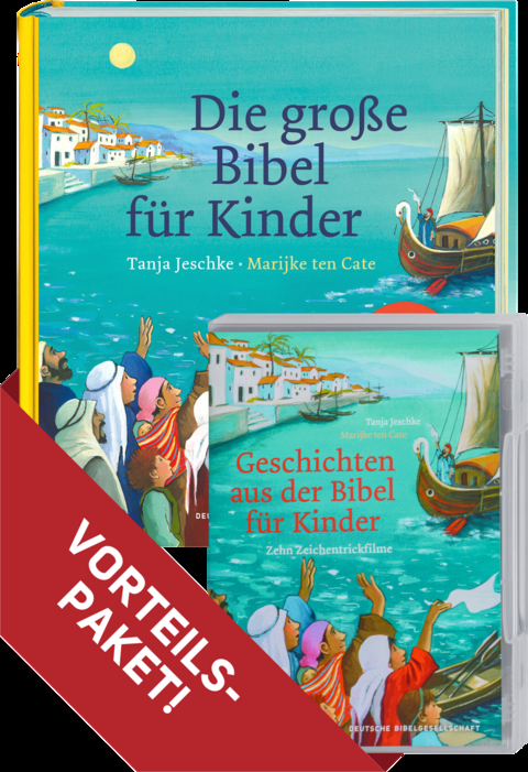 Die gro&szlig;e Bibel f&uuml;r Kinder. Kombi-Paket (Buch + DVD) - Tanja Jeschke