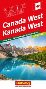 Kanada (West), Strassenkarte 1:2,5Mio. - 